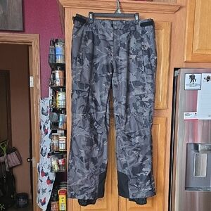 Columbia Men's Camouflage Pants - Black and Gray